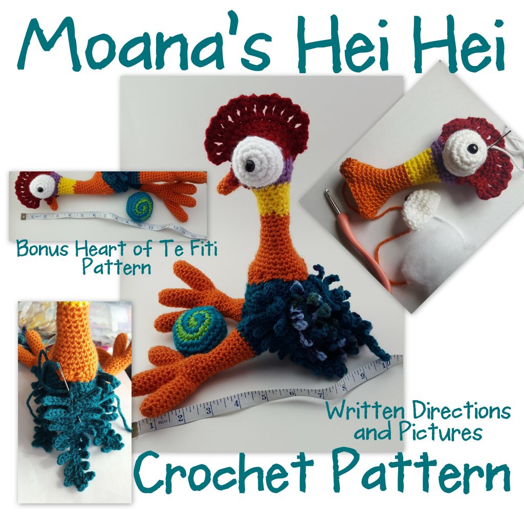 Hei Hei Chicken Crochet Pattern Jasmine Art Works