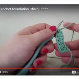 Half Double Crochet Foundation Stitch Video Tutorial