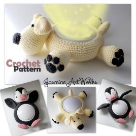 Puppy and Penguin Luna-Mate Night light Crochet Pattern