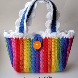 Rainbow Purse Crochet Pattern